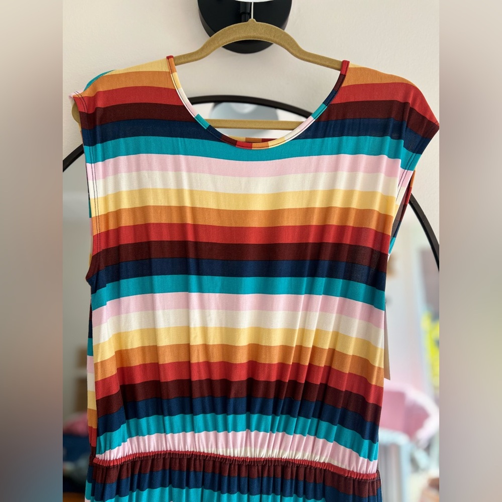 Modcloth Colorful Striped Dress